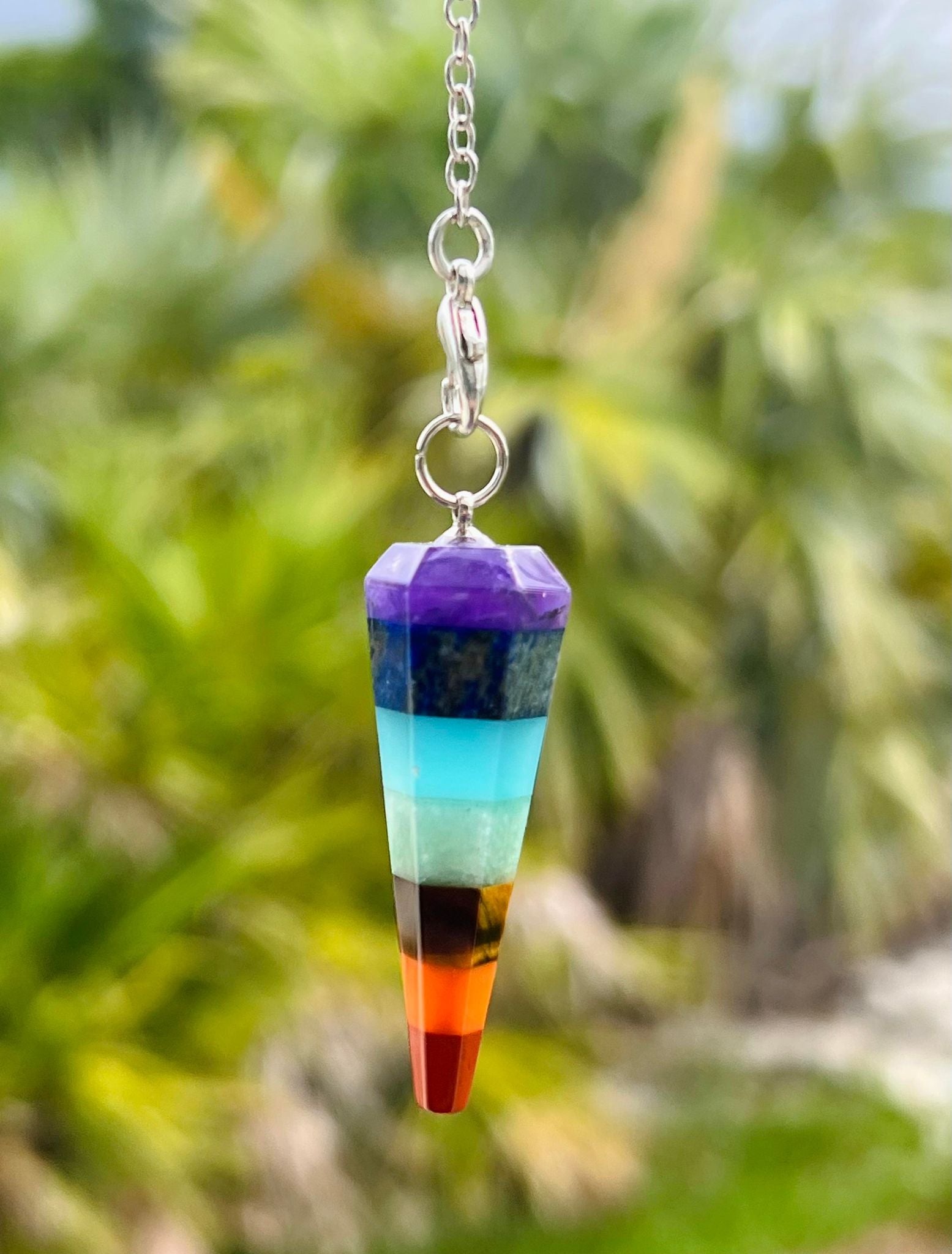 Chakra Stone Pendulum