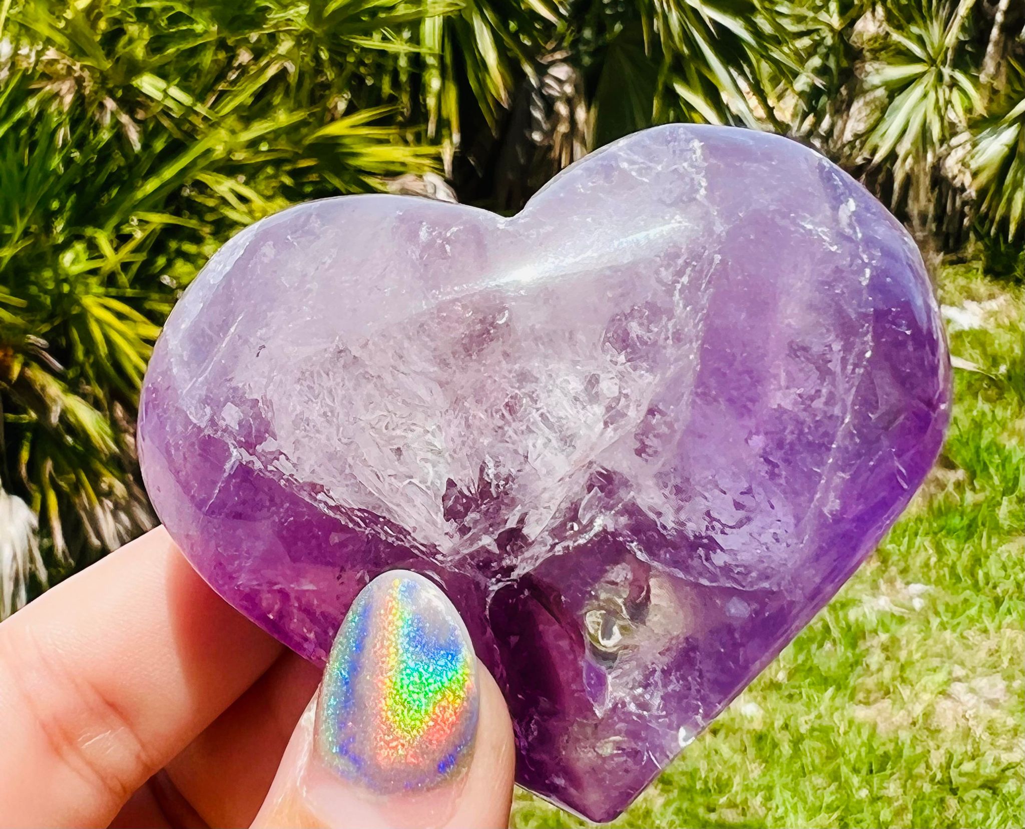 Amethyst Heart