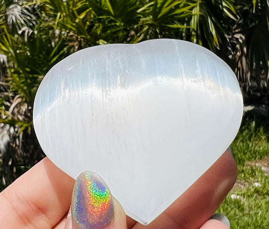 Selenite Heart