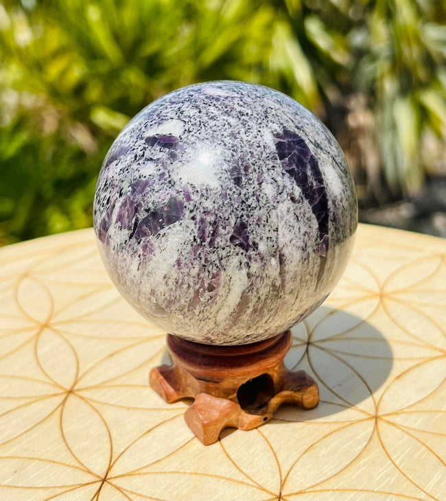 Charoite sphere (large)