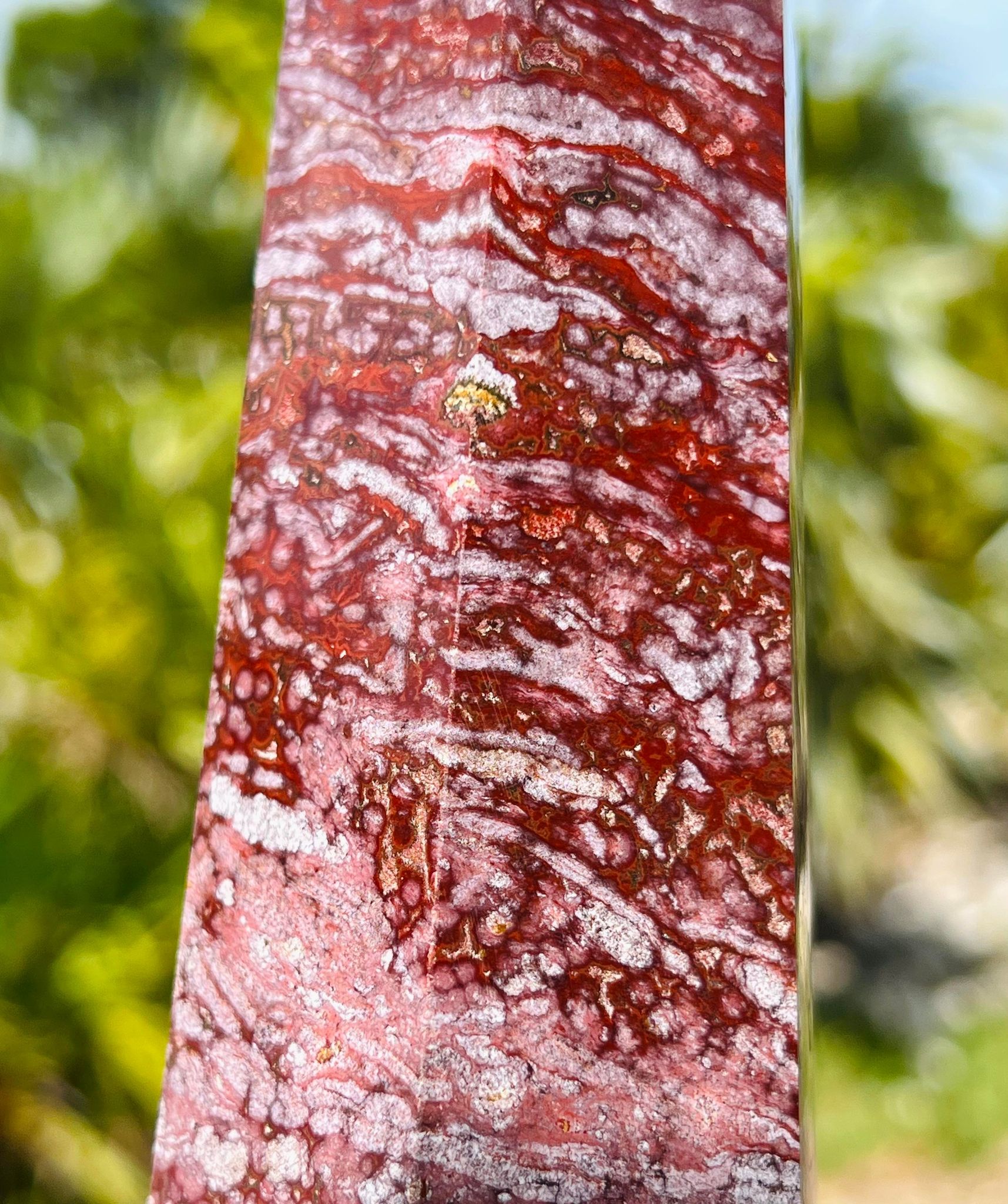 Purple Ocean Jasper Tower (XL)