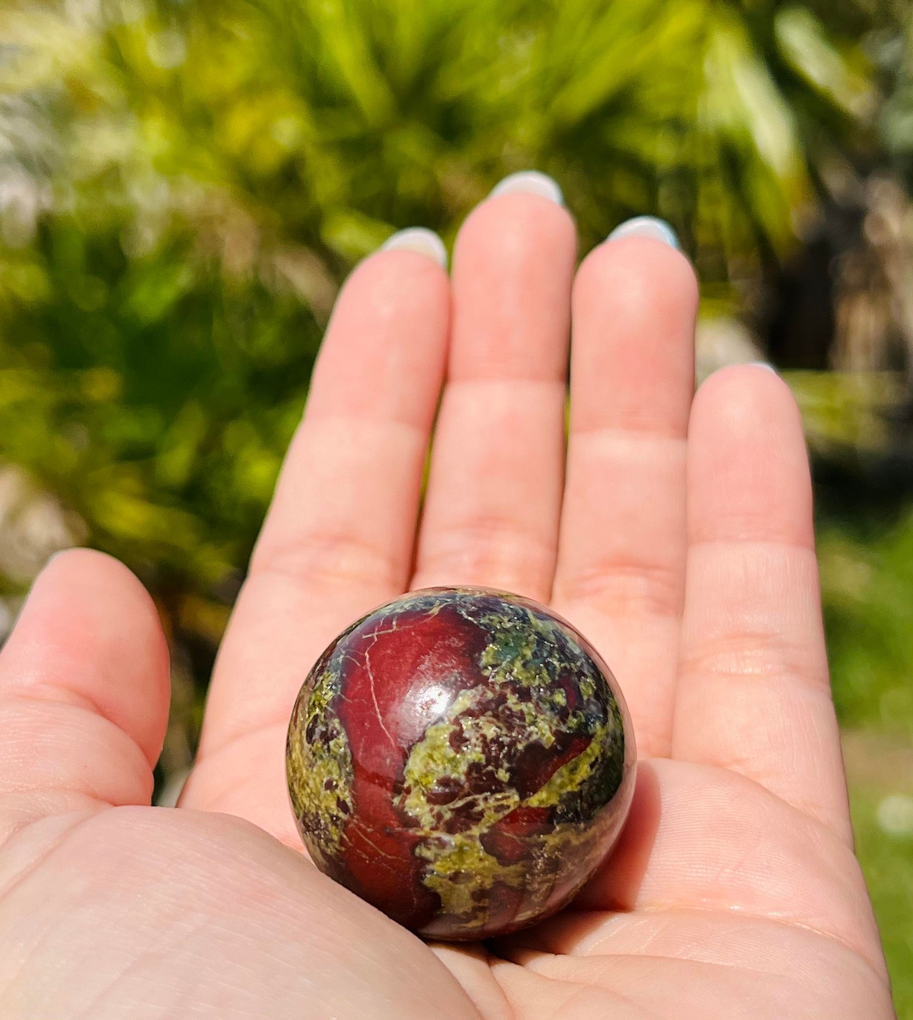 Dragon Bloodstone Sphere