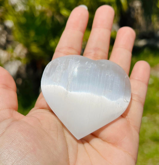 Selenite Heart