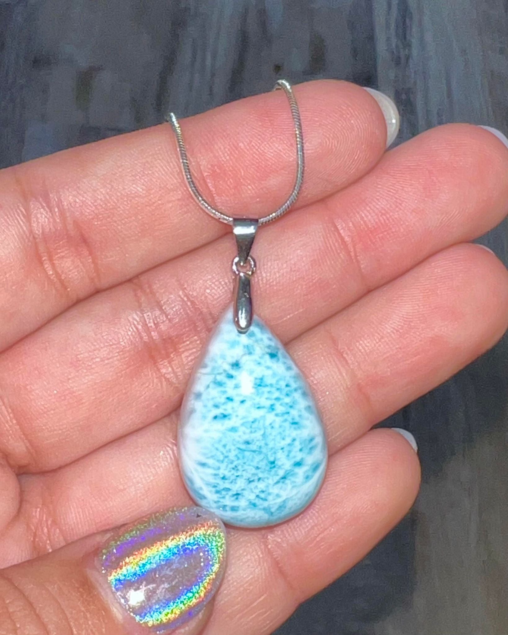 Larimar Pendant