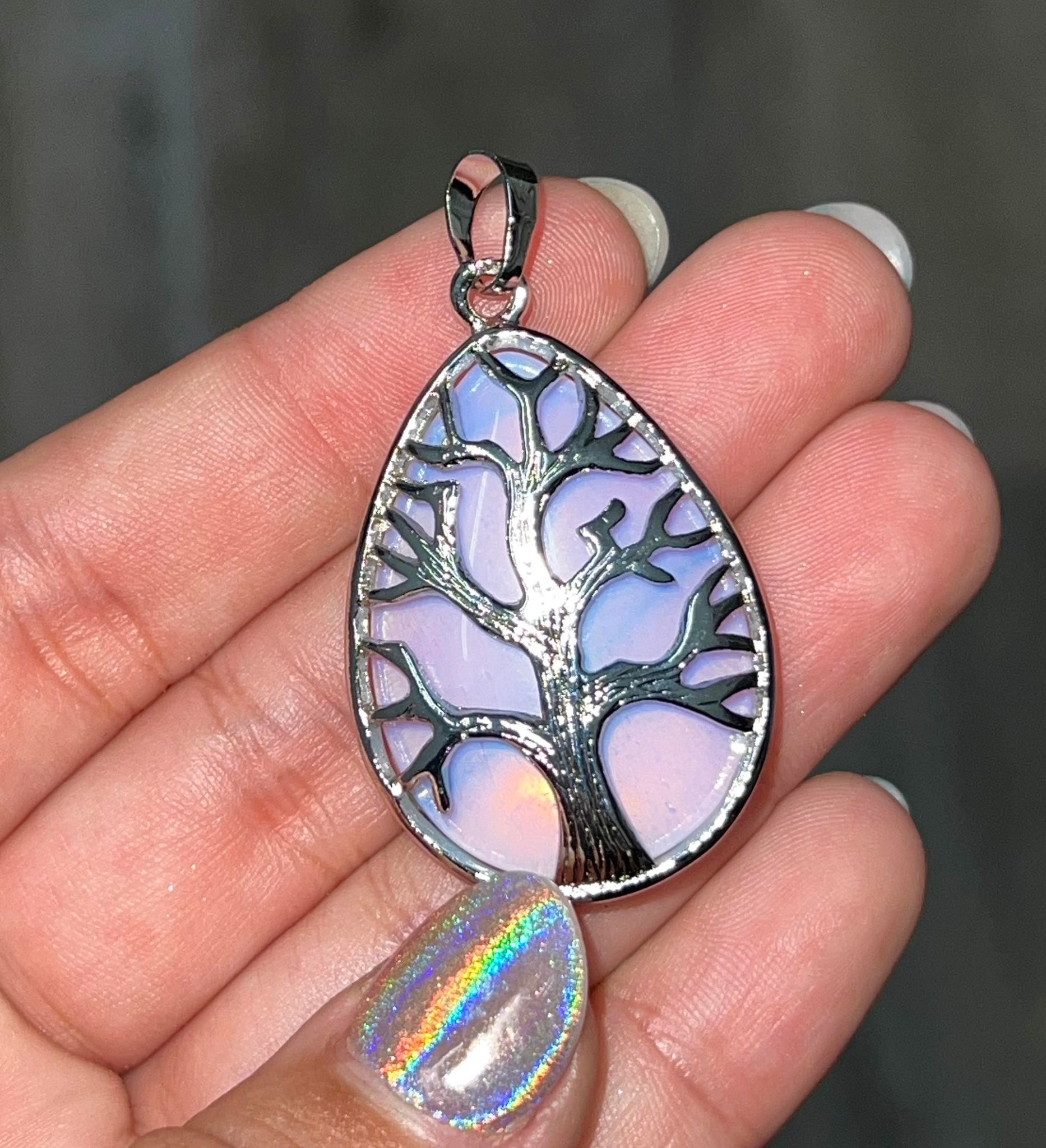 Opalite Tree of Life Pendant