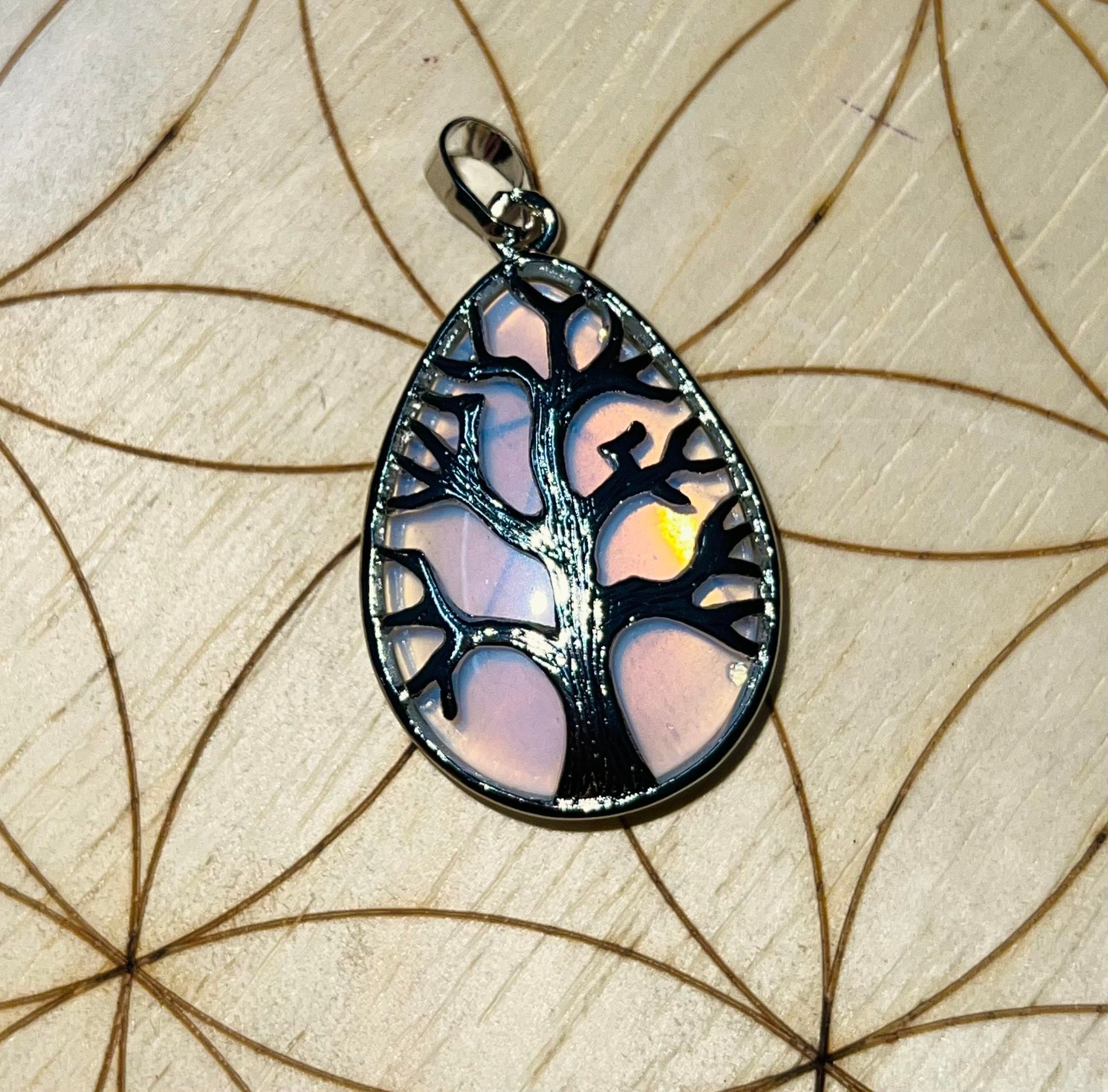 Opalite Tree of Life Pendant