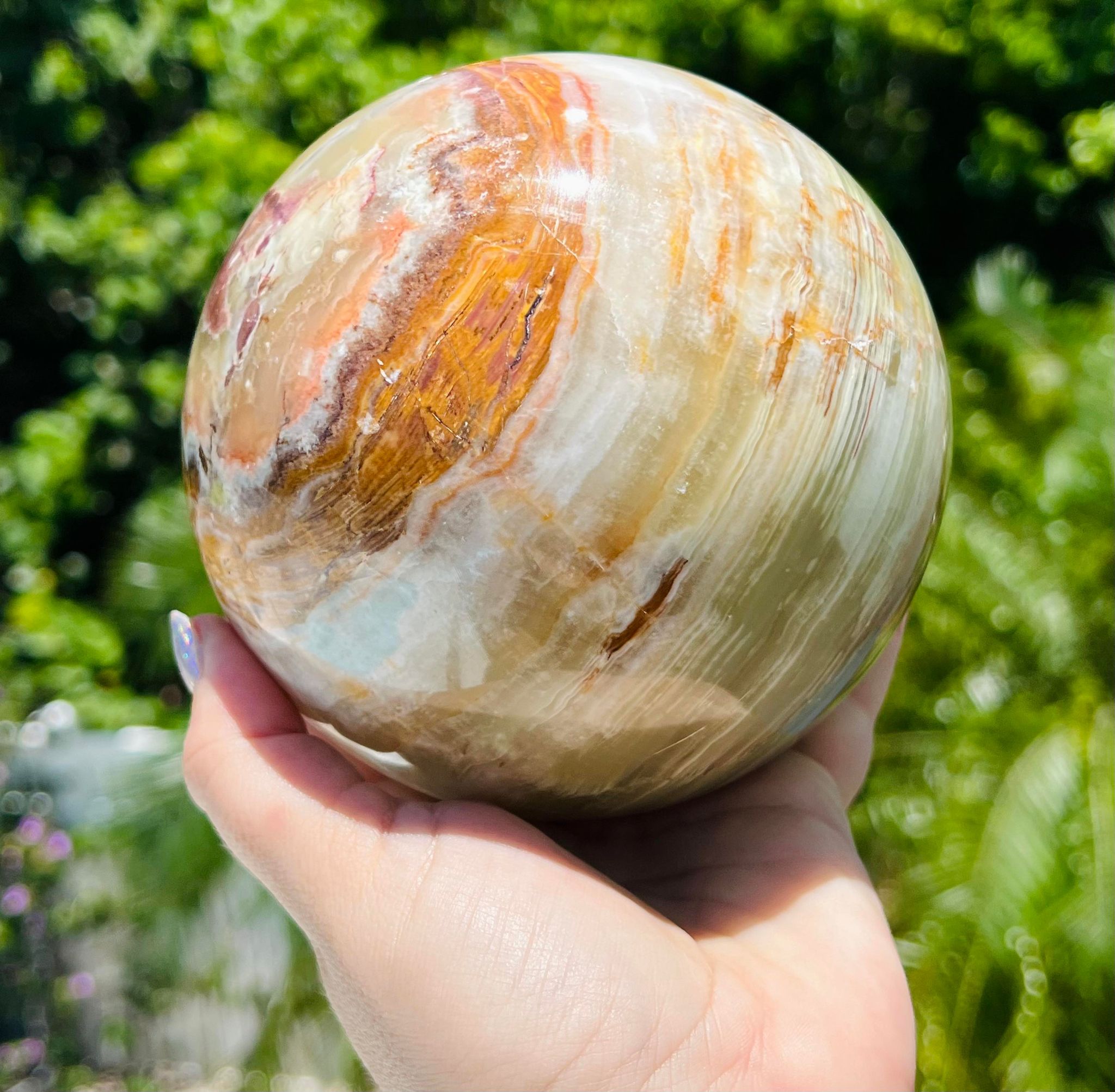 Banded Onyx XXXL Sphere