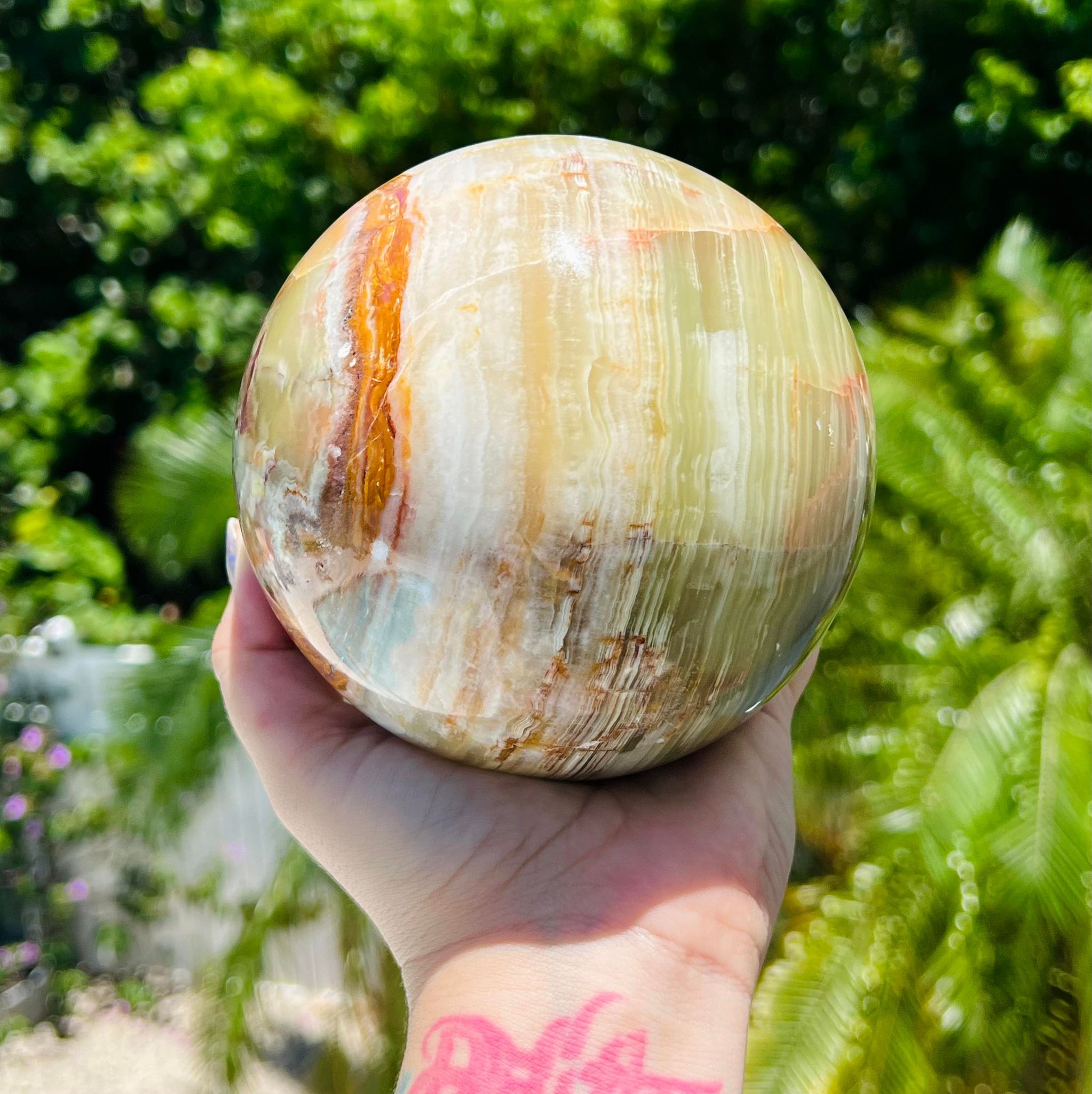 Banded Onyx XXXL Sphere