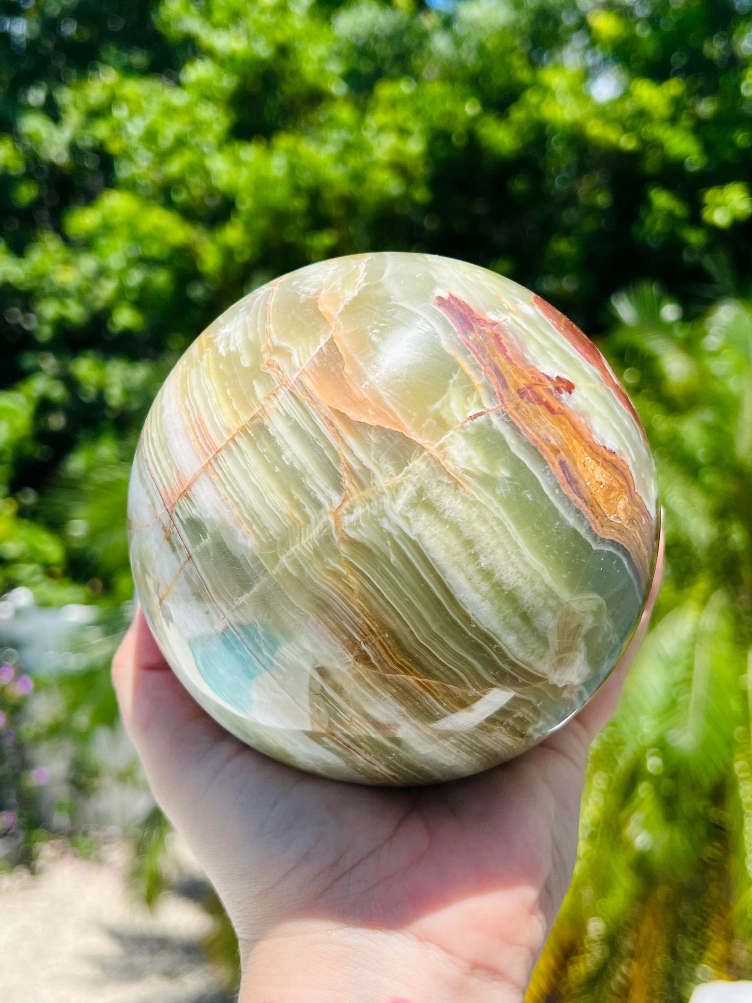 Banded Onyx XXXL Sphere