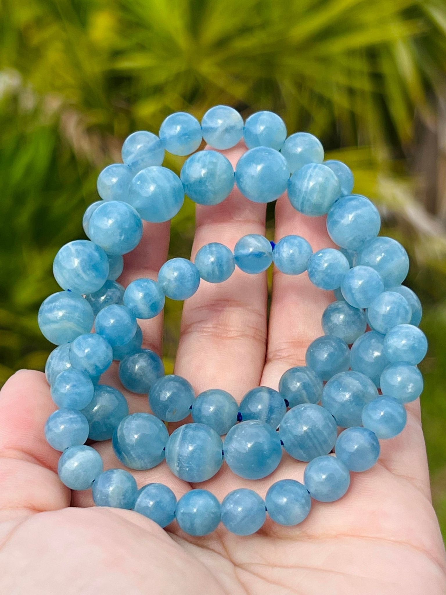 Blue Onyx Bracelet AAA Quality