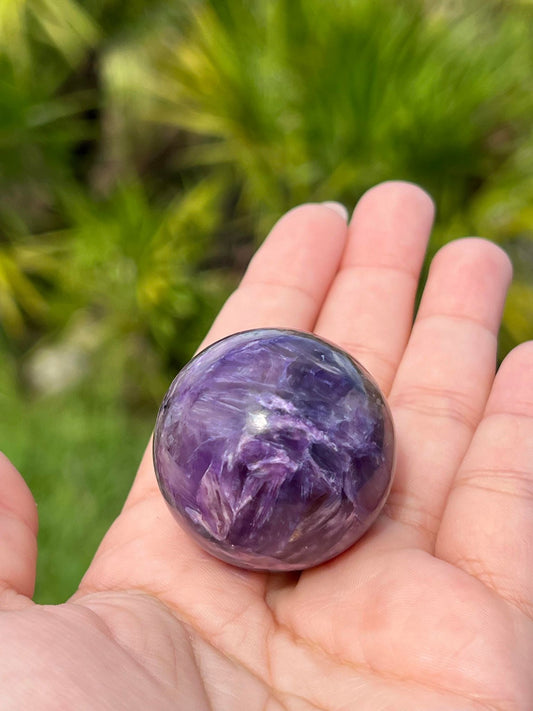 Charoite Sphere