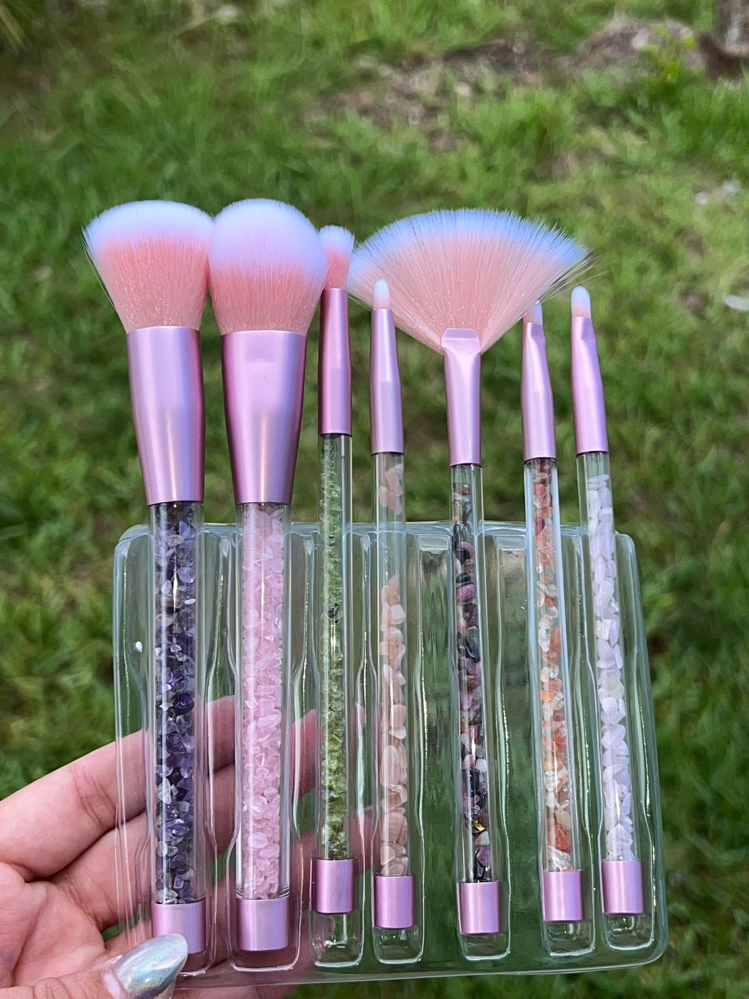 Crystal Makeup Brush Set