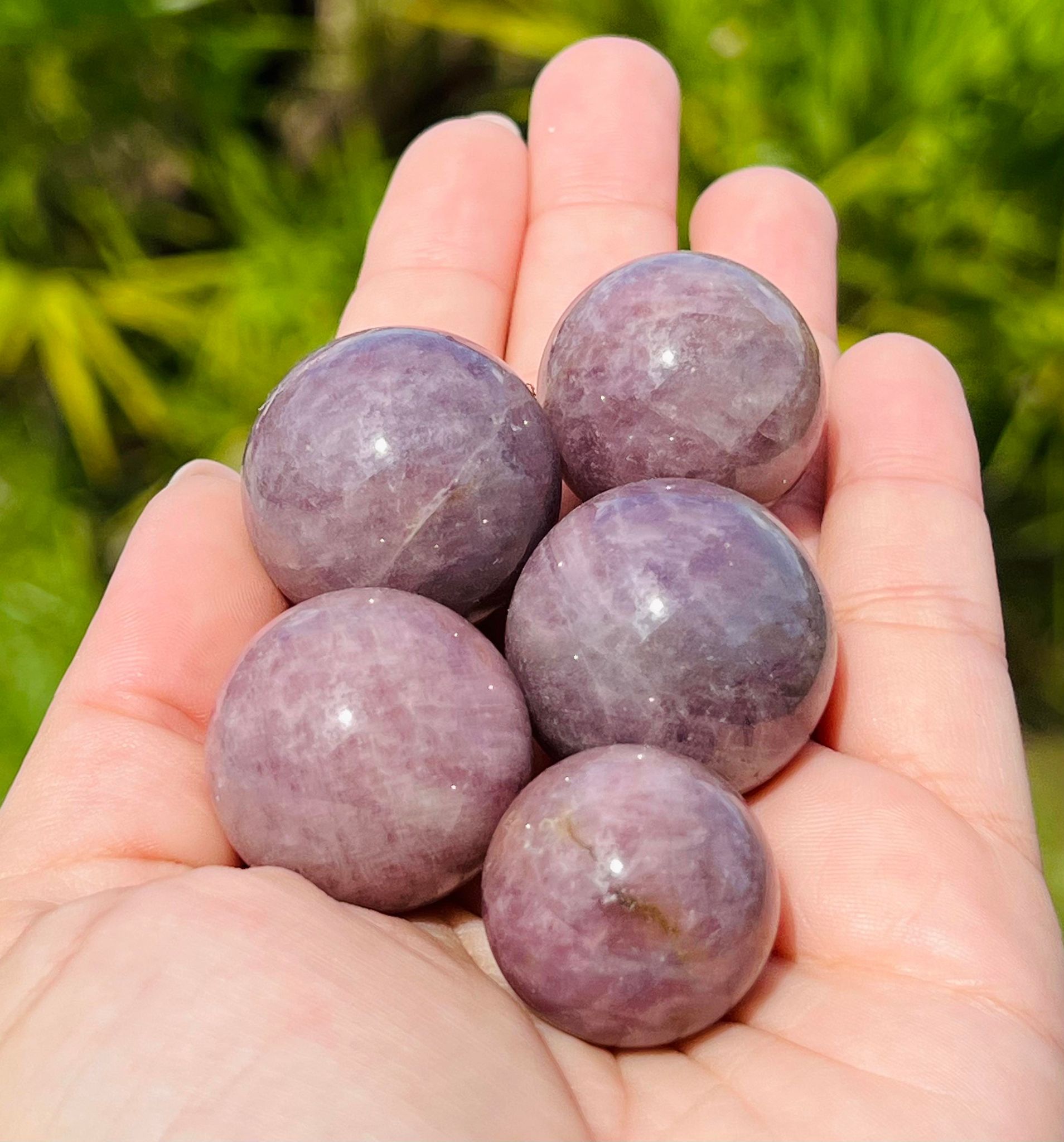 Lavender Rose Quartz Sphere