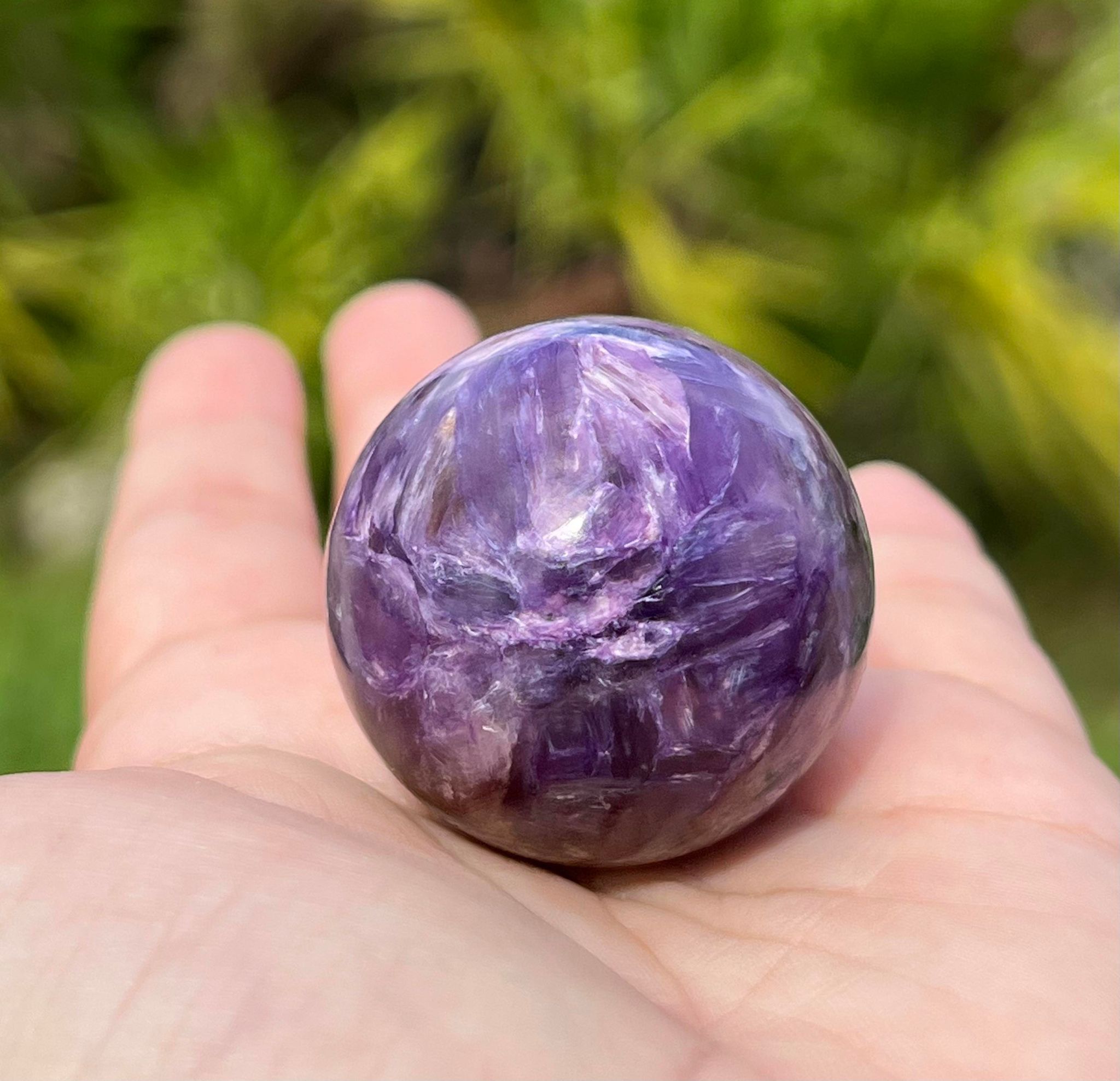 Charoite Sphere