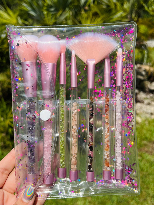 Crystal Makeup Brush Set
