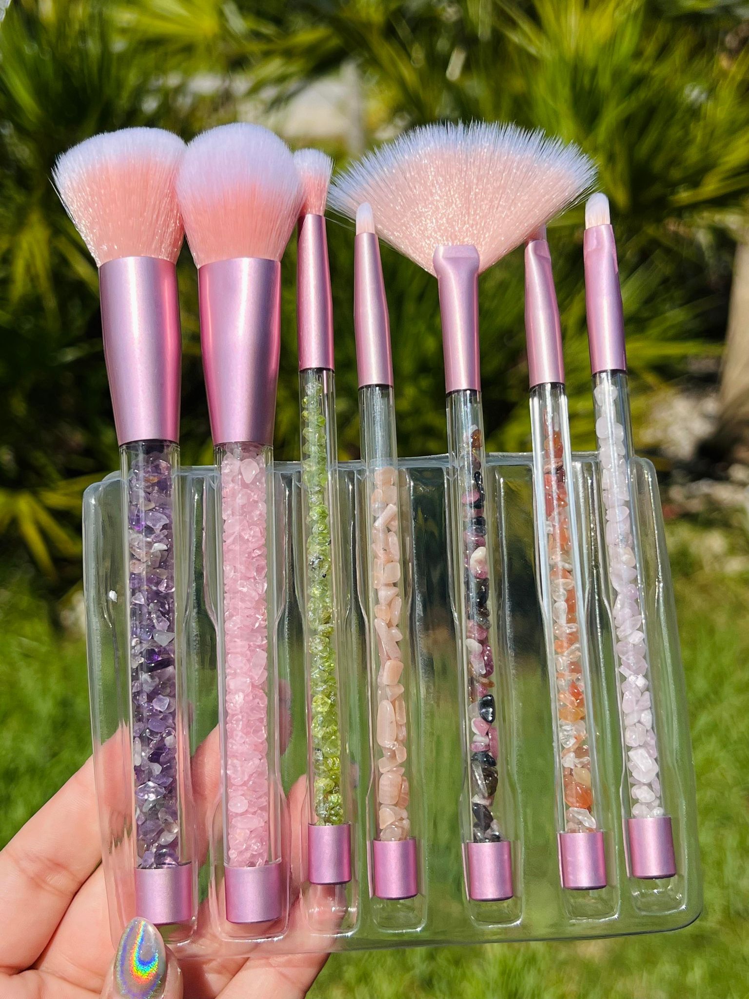 Crystal Makeup Brush Set