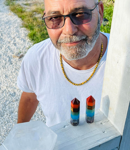 Chakra Crystal tower