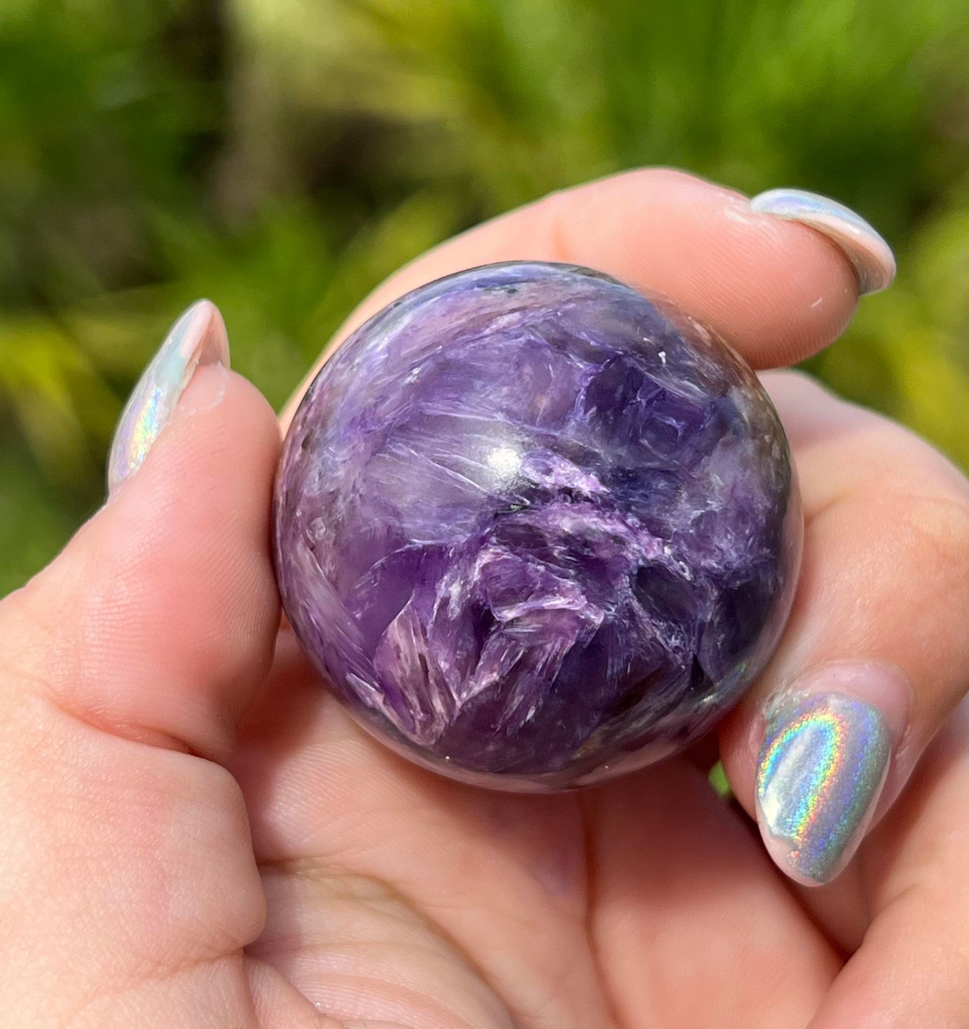 Charoite Sphere