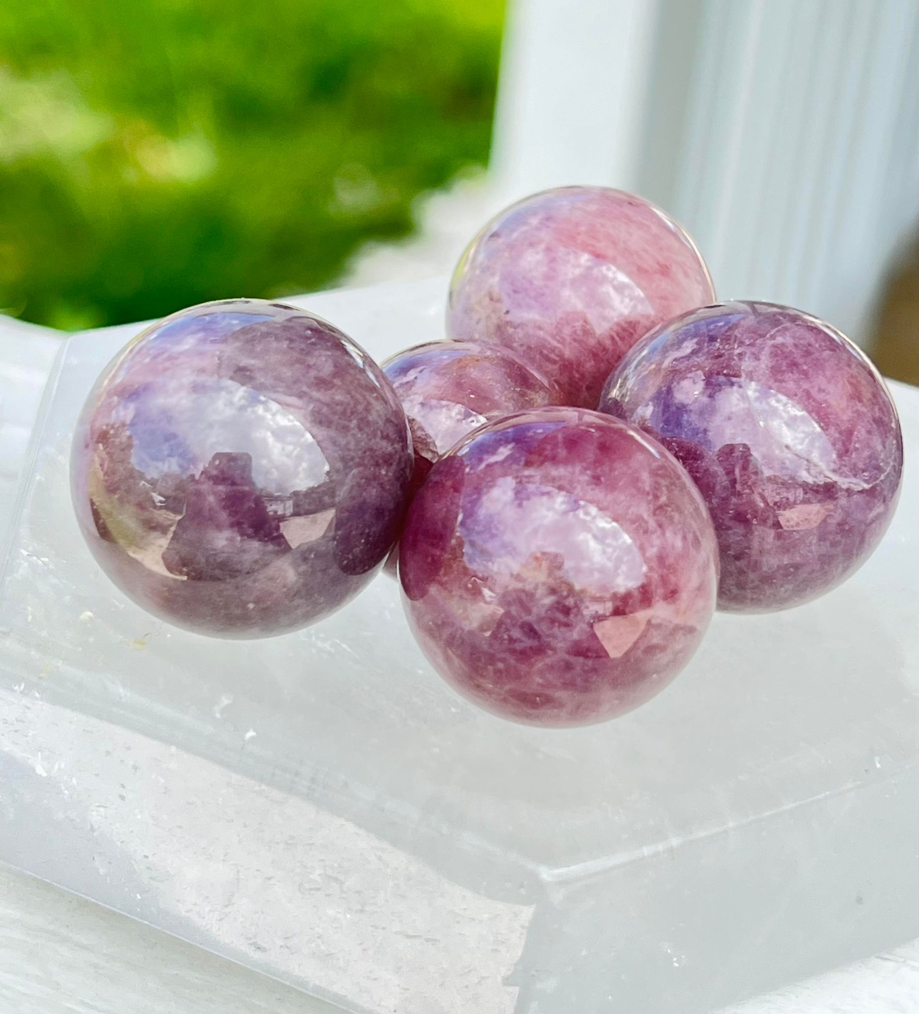 Lavender Rose Quartz Sphere