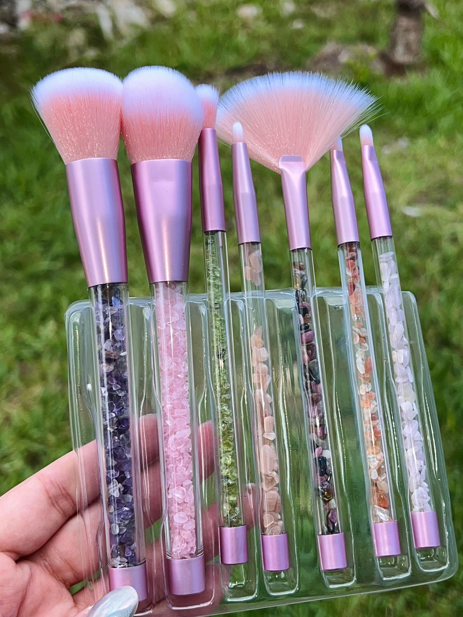 Crystal Makeup Brush Set