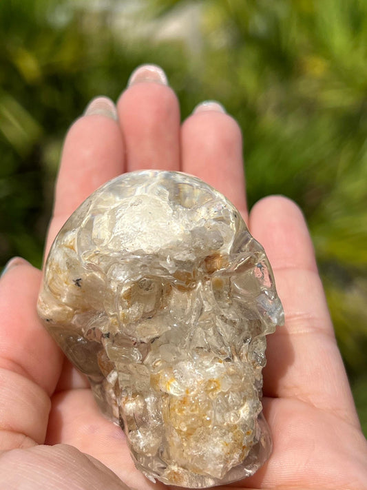 Moonstone skull