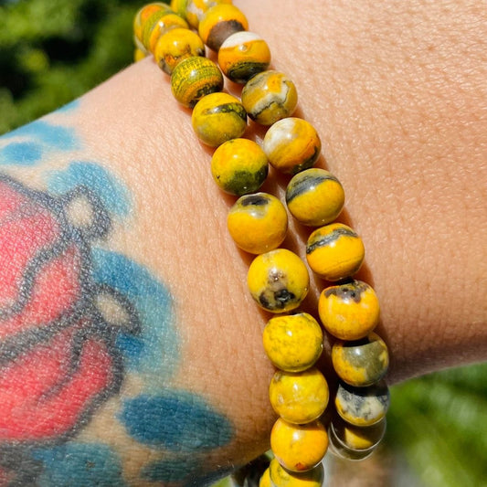 Bumble Bee Jasper Bracelet