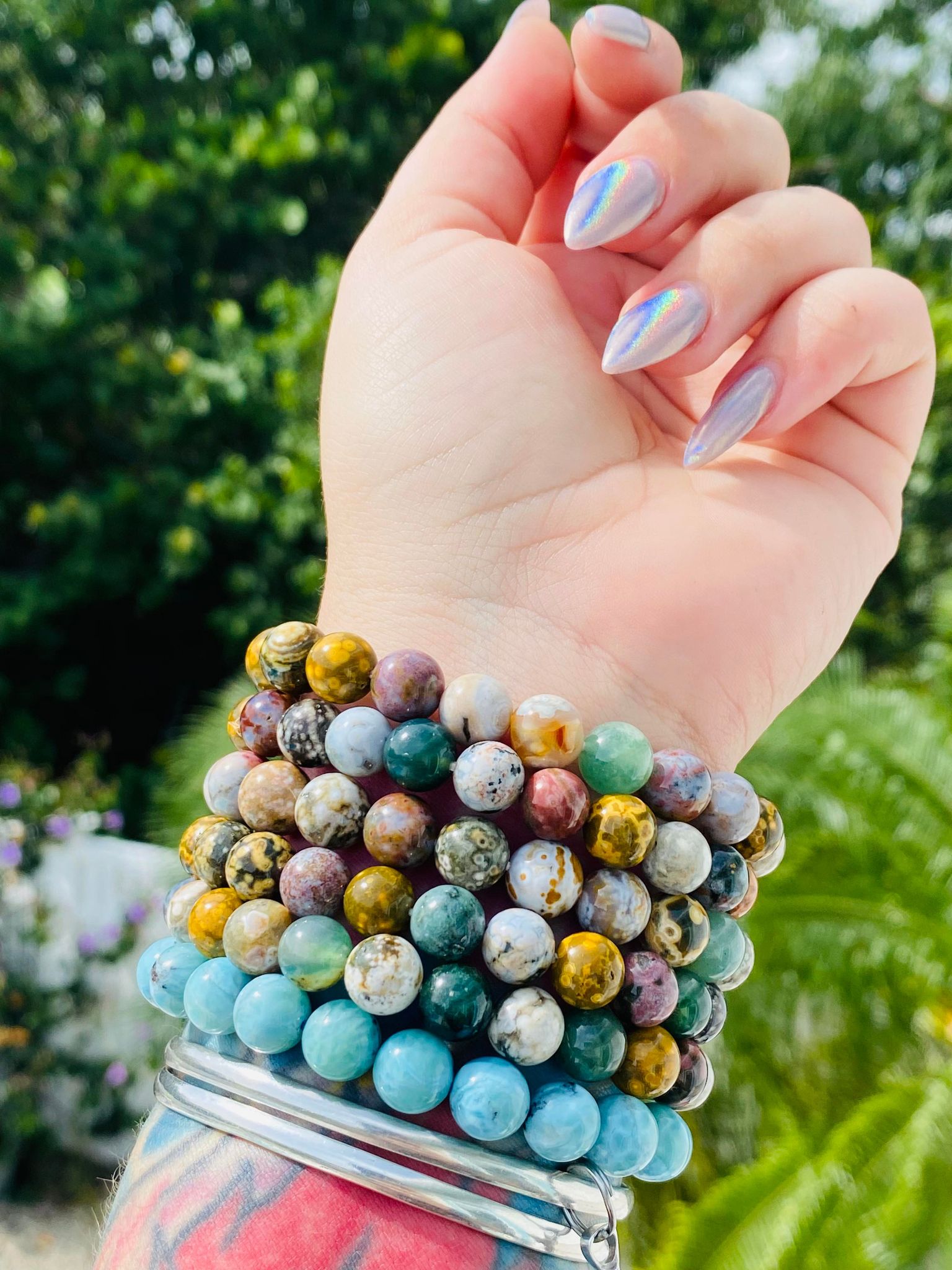 High-Quality Ocean Jasper Bracelet