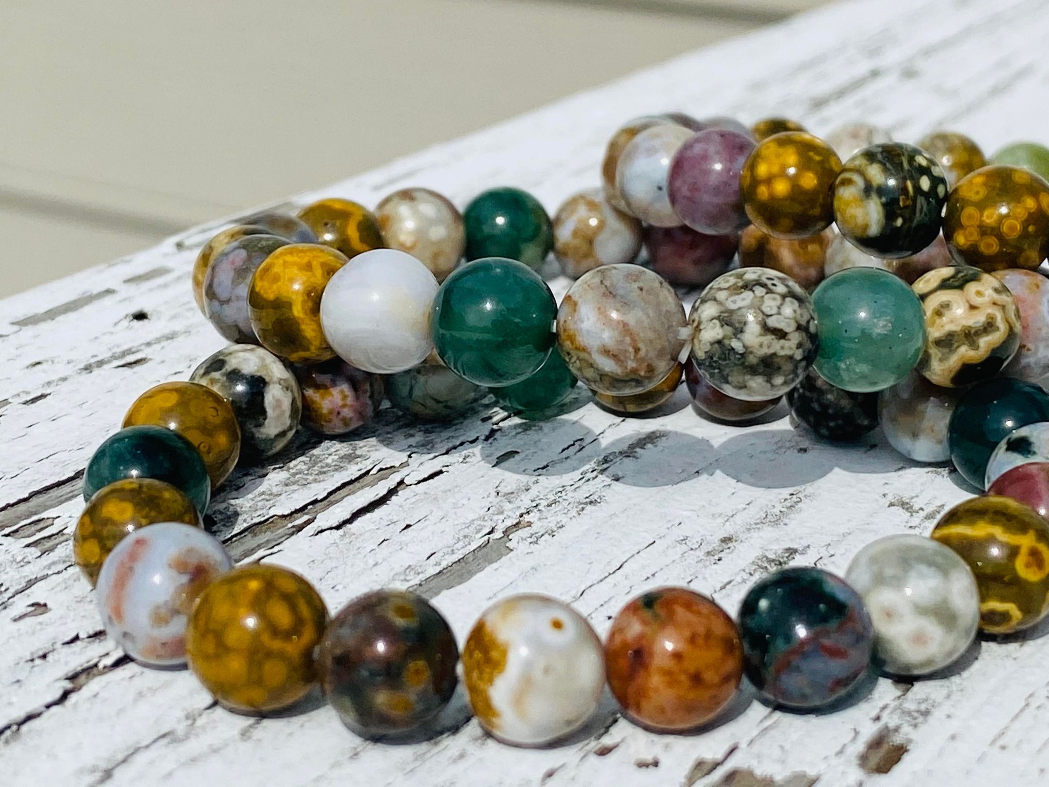 High-Quality Ocean Jasper Bracelet