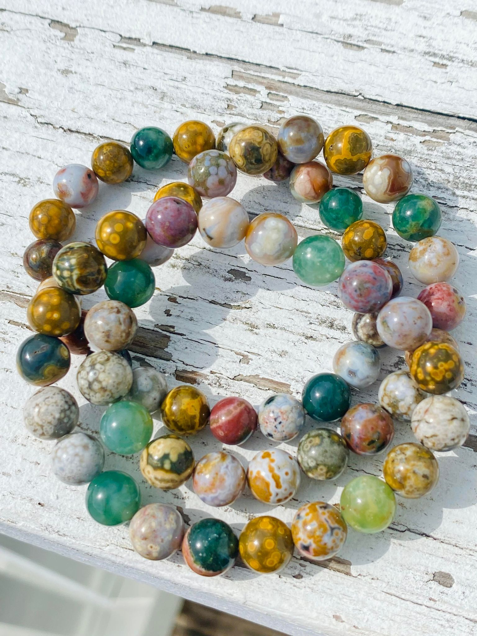 High-Quality Ocean Jasper Bracelet