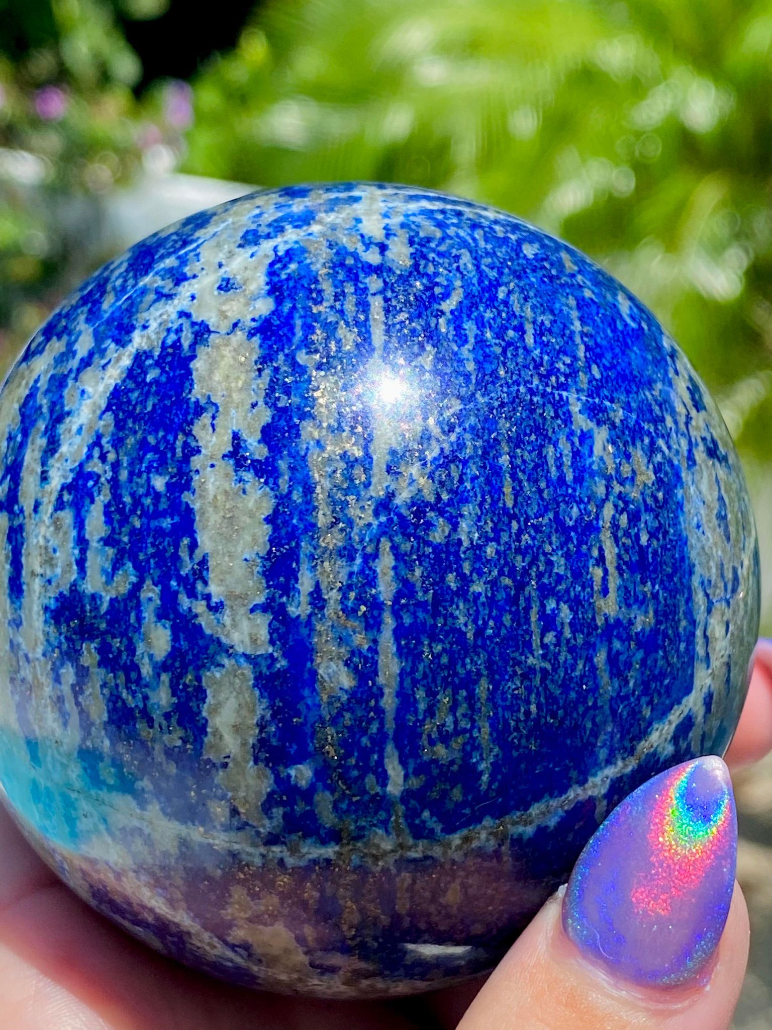 Lapis Lazuli Large Sphere