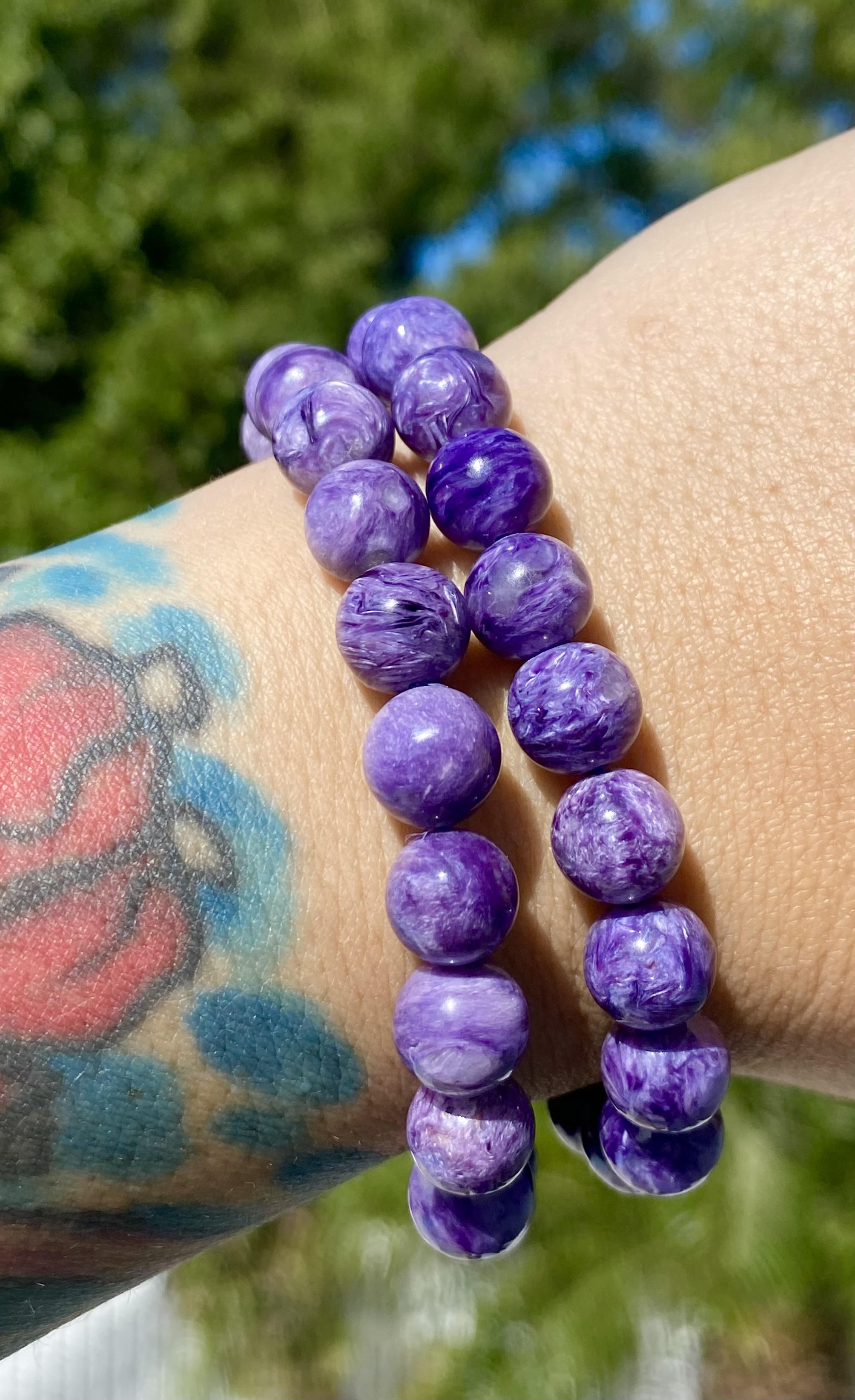 Rare High quality Charoite Bracelet💜