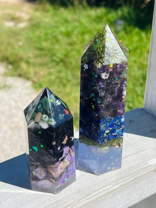 Glow in the Dark Crystal Tower Large