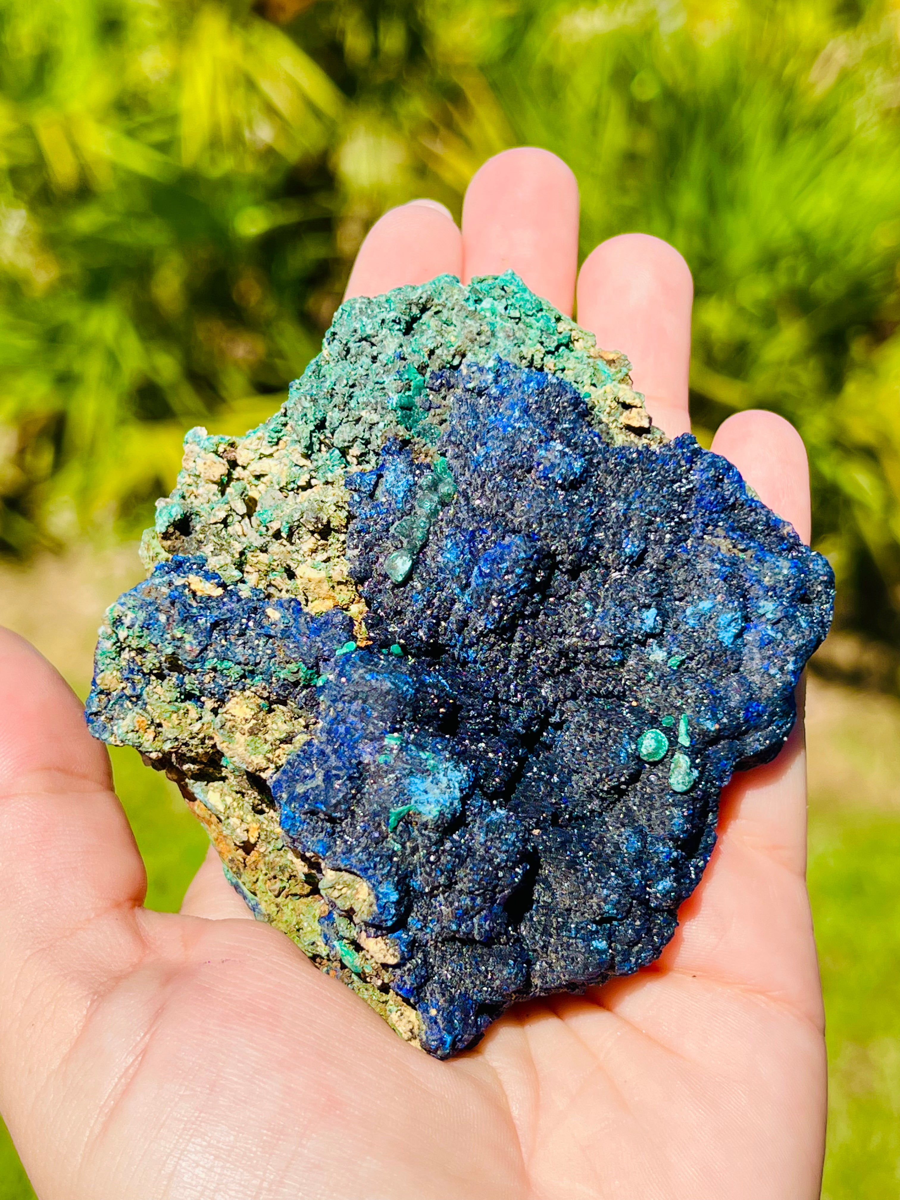 Raw Azurite & Malachite Large