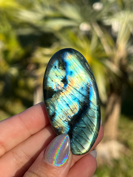 Labradorite Palm Stone