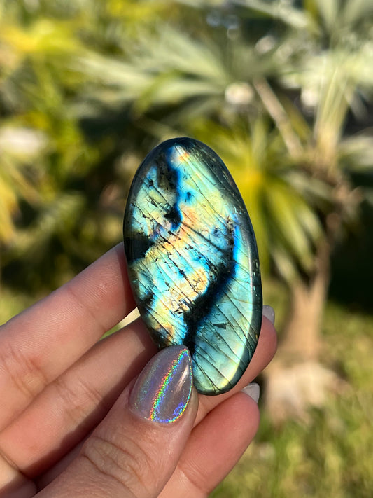 Labradorite Palm Stone