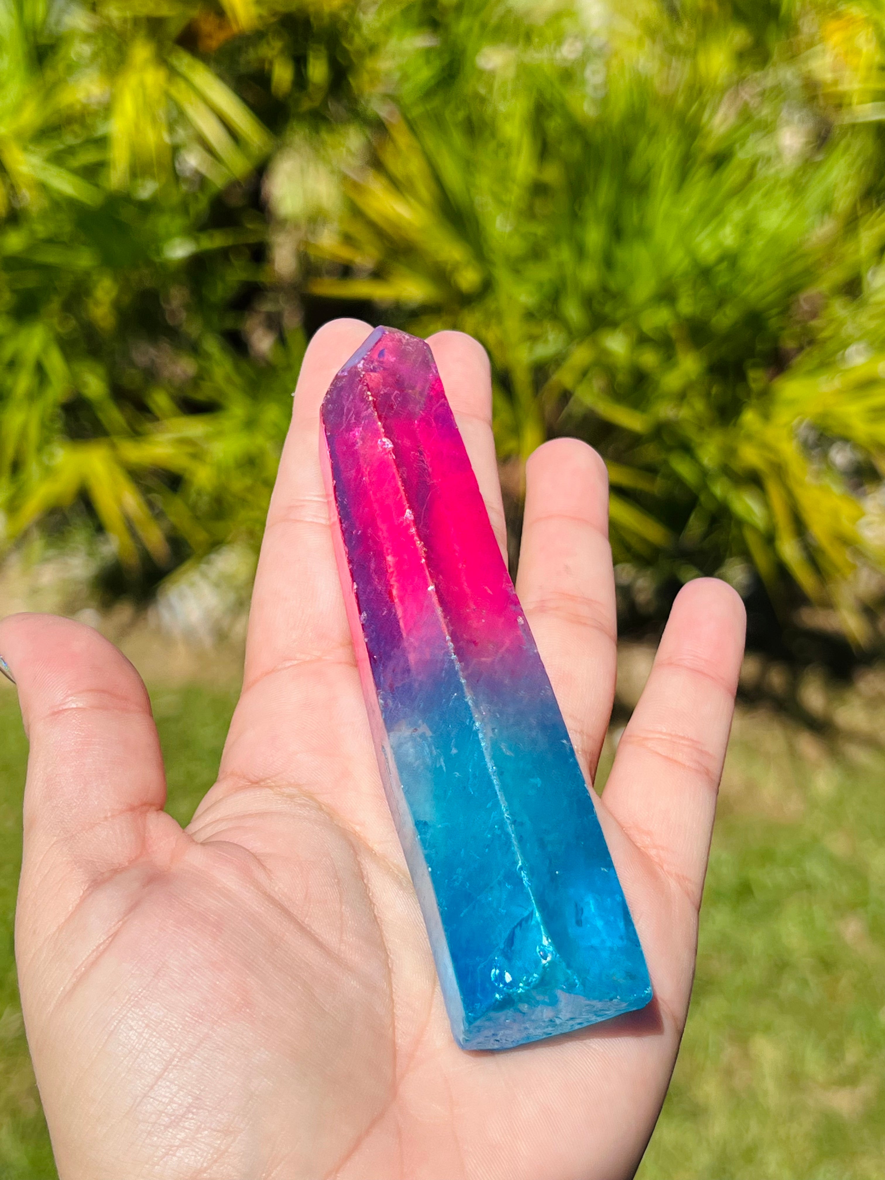 Bi Color Angel Aura Quartz