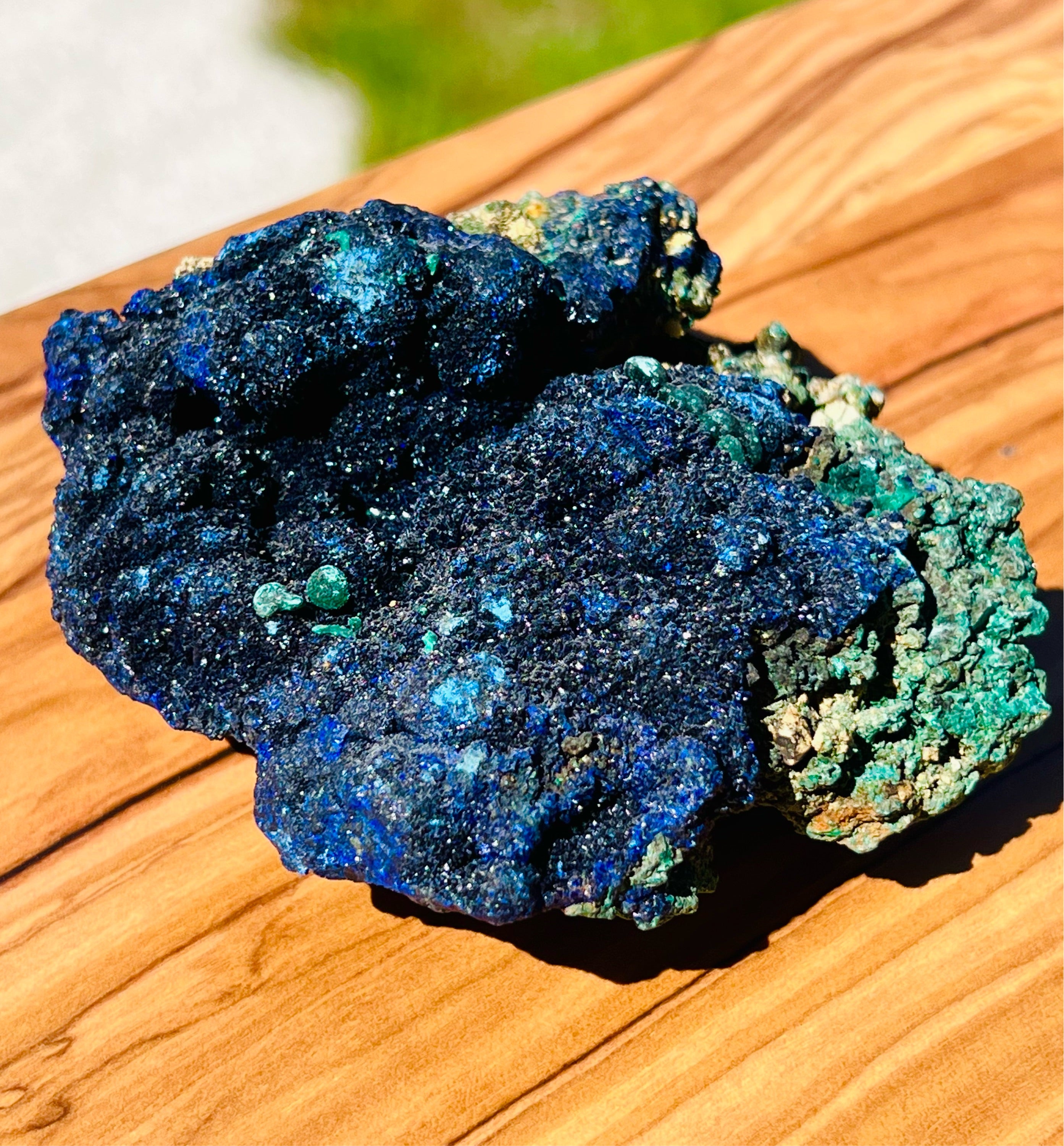 Raw Azurite & Malachite Large