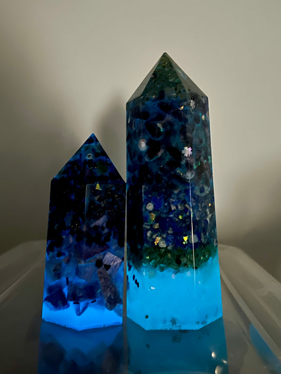 Glow in the Dark Crystal Tower Large