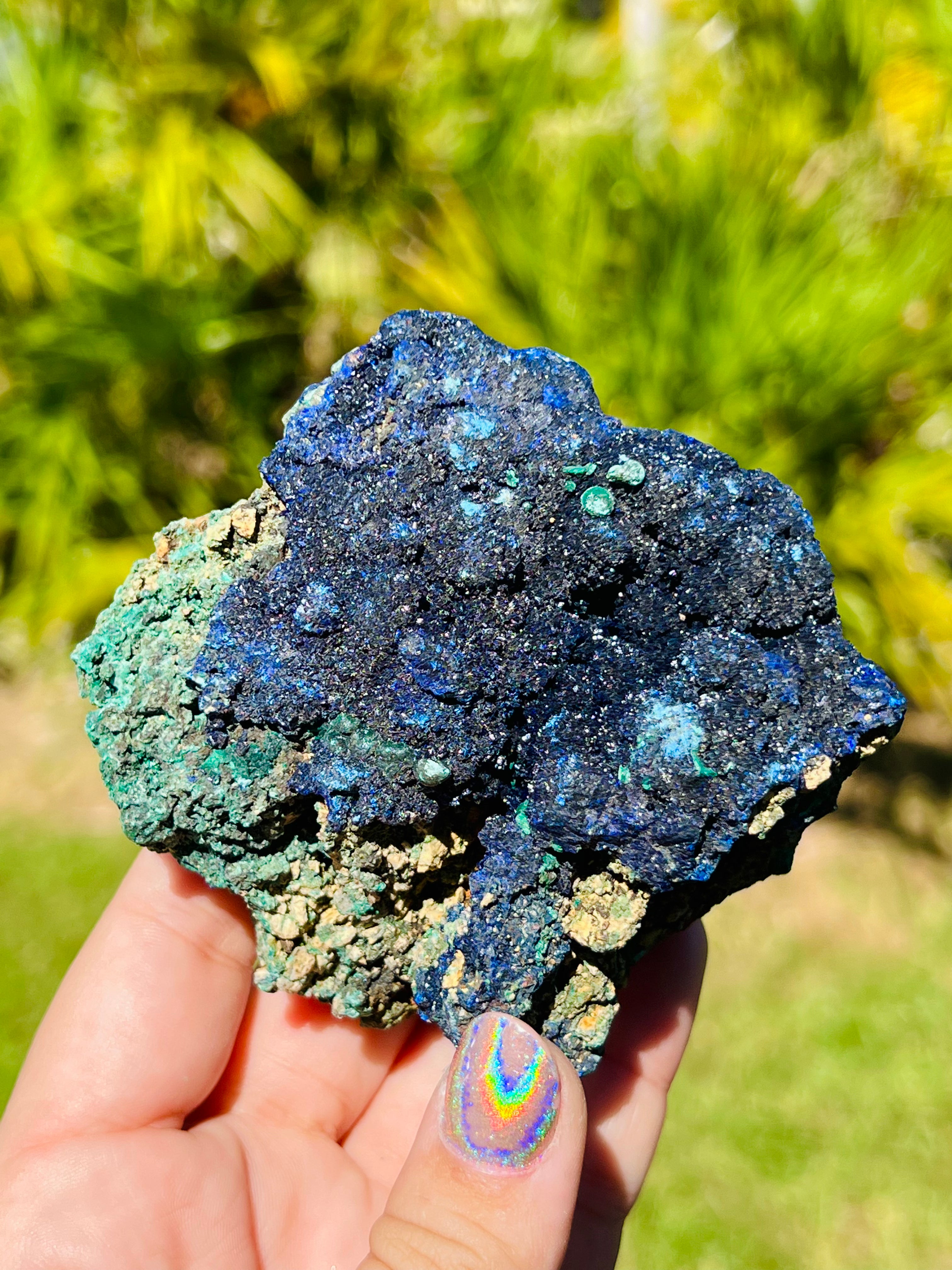 Raw Azurite & Malachite Large