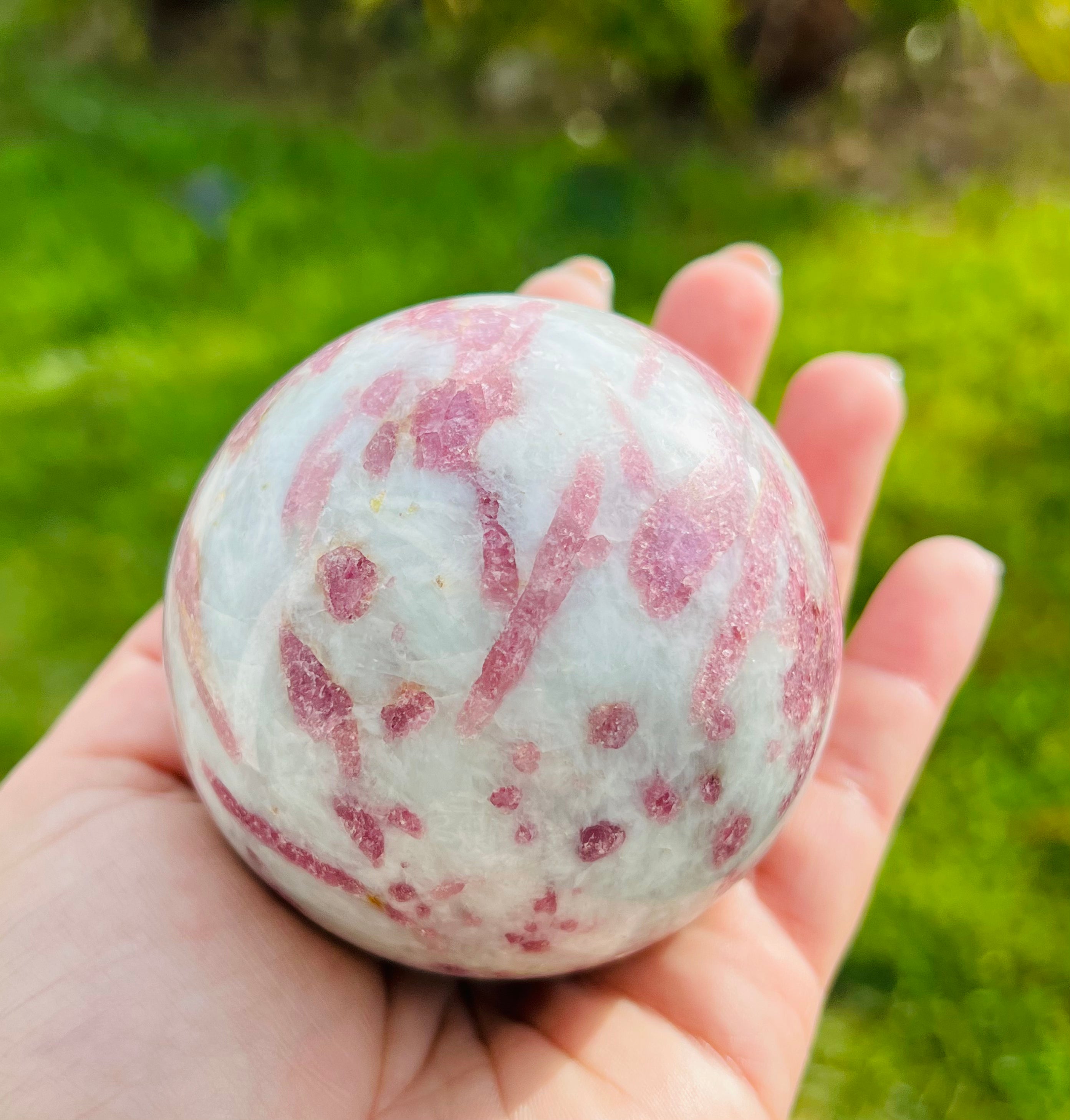 Pink Tourmaline Sphere (Large)